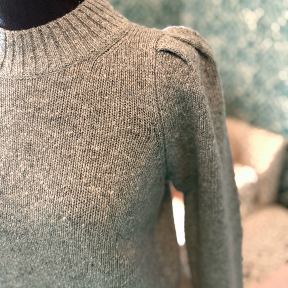 Faherty Gray Sweater with Ribbed Detailing - Picture 2 of 6